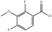 2,4-DIFLUORO-3-METHOXYBENZOYL CHLORIDE Struktur