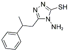 4-AMINO-5-(2-PHENYL-PROPYL)-4H-[1,2,4]TRIAZOLE-3-THIOL Struktur