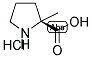 ALPHA-METHYL-(S)-PROLINE HCL Struktur