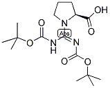 N,N'-BIS(BOC)-L-PROLINE CARBOXAMIDINE Struktur