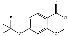 2-METHOXY-4-(TRIFLUOROMETHOXY)BENZOYL CHLORIDE price.