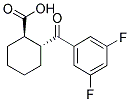 TRANS-2-(3,5-DIFLUOROBENZOYL)CYCLOHEXANE-1-CARBOXYLIC ACID Struktur