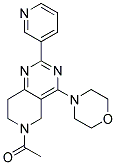 1-(4-MORPHOLIN-4-YL-2-PYRIDIN-3-YL-7,8-DIHYDRO-5H-PYRIDO[4,3-D]PYRIMIDIN-6-YL)-ETHANONE Struktur