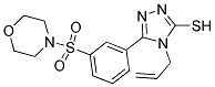 4-ALLYL-5-[3-(MORPHOLIN-4-YLSULFONYL)PHENYL]-4H-1,2,4-TRIAZOLE-3-THIOL Struktur