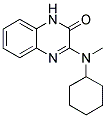 3-[CYCLOHEXYL(METHYL)AMINO]QUINOXALIN-2(1H)-ONE Struktur