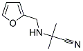 2-[(2-FURYLMETHYL)AMINO]-2-METHYLPROPANENITRILE Struktur