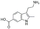 3-(2-AMINOETHYL)-2-METHYL-1H-INDOLE-6-CARBOXYLIC ACID Struktur