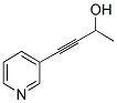 4-(3-PYRIDINYL)-3-BUTYN-2-OL Struktur