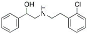 N-(2-CHLOROPHENYLETHYL)-PHENYL-ETHANOLAMINE Struktur