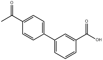 4'-ACETYL-BIPHENYL-3-CARBOXYLIC ACID Struktur