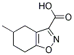 5-METHYL-4,5,6,7-TETRAHYDRO-BENZO[D]ISOXAZOLE-3-CARBOXYLIC ACID Struktur