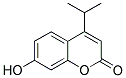 7-HYDROXY-4-ISOPROPYL-CHROMEN-2-ONE Struktur