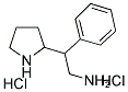 2-PHENYL-2-PYRROLIDINYLETHYLAMINE DIHYDROCHLORIDE Struktur