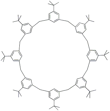 5,11,17,23,29,35,41,47-P-TERT-BUTYLCALIX[8]ARENE Struktur