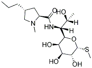 1-METHYL-4-PROPYL-PYRROLIDINE-2-CARBOXYLIC ACID [2-HYDROXY-1-(3,4,5-TRIHYDROXY-6-METHYLSULFANYL-TETRAHYDRO-PYRAN-2-YL)-PROPYL]-AMIDE Struktur