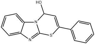 2-PHENYL-4H-[1,3]THIAZINO[3,2-A]BENZIMIDAZOL-4-OL Struktur