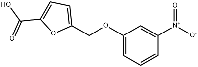 5-(3-NITRO-PHENOXYMETHYL)-FURAN-2-CARBOXYLIC ACID Struktur