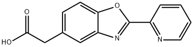 2-[2-(2-PYRIDINYL)-1,3-BENZOXAZOL-5-YL]ACETIC ACID Struktur