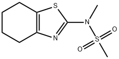 N-METHYL-N-(4,5,6,7-TETRAHYDRO-1,3-BENZOTHIAZOL-2-YL)METHANESULFONAMIDE Struktur