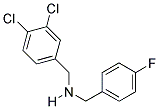 N-(3,4-DICHLOROBENZYL)-N-(4-FLUOROBENZYL)AMINE Struktur