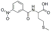 4-(METHYLTHIO)-2-[(3-NITROBENZOYL)AMINO]BUTANOIC ACID Struktur