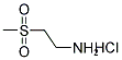 2-AMINOETHYLMETHYLSULFONE HYDROCHLORIDE Struktur