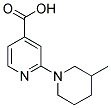 3-METHYL-3,4,5,6-TETRAHYDRO-2H-[1,2']BIPYRIDINYL-4'-CARBOXYLIC ACID Struktur