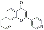 2-PYRIDIN-4-YL-BENZO[H]CHROMEN-4-ONE Struktur