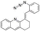 (4E)-4-(2-AZIDOBENZYLIDENE)-1,2,3,4-TETRAHYDROACRIDINE Struktur