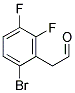 2,3-DIFLUORO-6-BROMO-PHENYLACETALDEHYDE Struktur