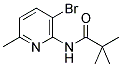 3-BROMO-2-PIVALOYLAMINO-6-PICOLINE Struktur