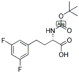 (S)-2-TERT-BUTOXYCARBONYLAMINO-4-(3,5-DIFLUORO-PHENYL)-BUTYRIC ACID Struktur