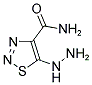 5-HYDRAZINO-1,2,3-THIADIAZOLE-4-CARBOXAMIDE Struktur