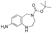 8-AMINO-1,2,3,5-TETRAHYDRO-BENZO[E][1,4]DIAZEPINE-4-CARBOXYLIC ACID TERT-BUTYL ESTER Struktur