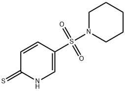 5-(PIPERIDIN-1-YLSULFONYL)PYRIDINE-2-THIOL Struktur