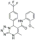 N-(2-METHOXYPHENYL)-5-METHYL-7-(4-(TRIFLUOROMETHYL)PHENYL)-4,7-DIHYDROTETRAZOLO[1,5-A]PYRIMIDINE-6-CARBOXAMIDE Struktur