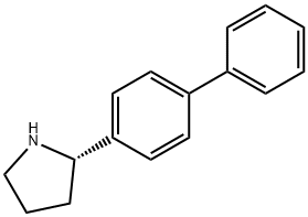 (S)-2-(4-PHENYLPHENYL)PYRROLIDINE Struktur