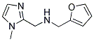 FURAN-2-YLMETHYL-(1-METHYL-1 H-IMIDAZOL-2-YLMETHYL)-AMINE Struktur