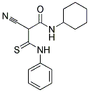 3-ANILINO-2-CYANO-N-CYCLOHEXYL-3-THIOXOPROPANAMIDE Struktur