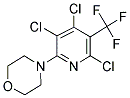 4-[3,4,6-TRICHLORO-5-(TRIFLUOROMETHYL)PYRIDIN-2-YL]MORPHOLINE Struktur