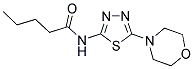 N-(5-MORPHOLIN-4-YL-1,3,4-THIADIAZOL-2-YL)PENTANAMIDE Struktur