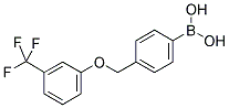 4-(3'-(TRIFLUOROMETHYL)PHENOXYMETHYL)PHENYLBORONIC ACID Struktur