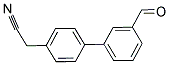 (3'-FORMYL[1,1'-BIPHENYL]-4-YL)ACETONITRILE Struktur