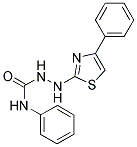 N-PHENYL-2-(4-PHENYL-1,3-THIAZOL-2-YL)HYDRAZINECARBOXAMIDE Struktur