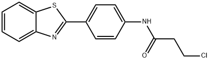 N-[4-(1,3-BENZOTHIAZOL-2-YL)PHENYL]-3-CHLOROPROPANAMIDE Struktur