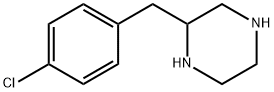 2-(4-CHLORO-BENZYL)-PIPERAZINE Struktur