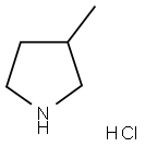 3-METHYL-PYRROLIDINE HYDROCHLORIDE Struktur