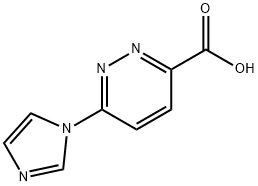 6-(1H-IMIDAZOL-1-YL)PYRIDAZINE-3-CARBOXYLIC ACID Struktur