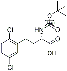 (S)-2-TERT-BUTOXYCARBONYLAMINO-4-(2,5-DICHLORO-PHENYL)-BUTYRIC ACID Struktur