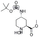 (S)-TRANS-4-(T-BUTYLOXYCARBONYL-AMINO)-PIPECOLIC ACID METHYL ESTER HYDROCHLORIDE Struktur